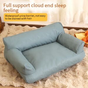 Luxurious Milk Fleece Pet Bed - High Gram Weight, Soft, Glutinous, Warm, Suitable for All Seasons, Breathable and Comfortable for Dogs and Cats