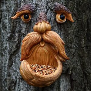 Wooden Nature-Inspired Birdhouse - Unique Home Decor and Garden Accessory, Attracts Wildlife, Eco-Friendly Design for Outdoor Enthusiasts