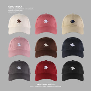 ABOUTHEXX Studio Fashion Baseball Cap - Adjustable Breathable Hat with Unique M Embroidery, Perfect for Summer and Sports