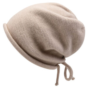 Women's Fashion Knitted Beanie - Slouchy Baggy Hat with Pile Effect, Comfy Soft Winter Cap in Multiple Colors