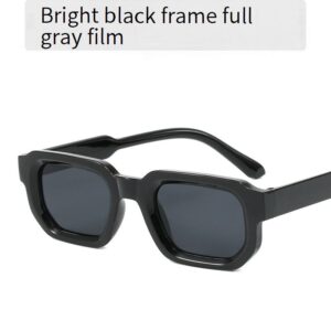 Stylish Leopard Print and Solid Color Frame Sunglasses - Ideal for Men and Women with Various Lens Tints