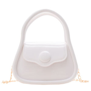 Colorful Jelly Purses Collection - Multicolor Options with Chain Straps